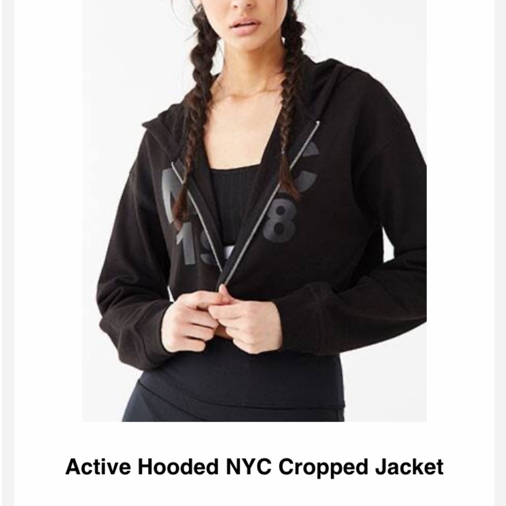 Active hoodie cropped nyc